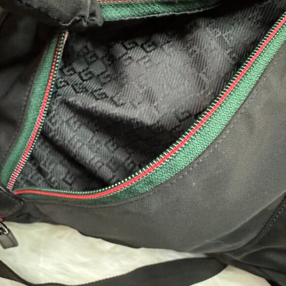 ❌SOLD❌ Authentic Gucci Sherry Line Web Nylon Backpack - Picture 10 of 15